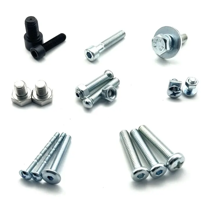 DIN933 DIN603 DIN7985 DIN965 din6921углеродистая сталь оцинкованная машина болты кровельные