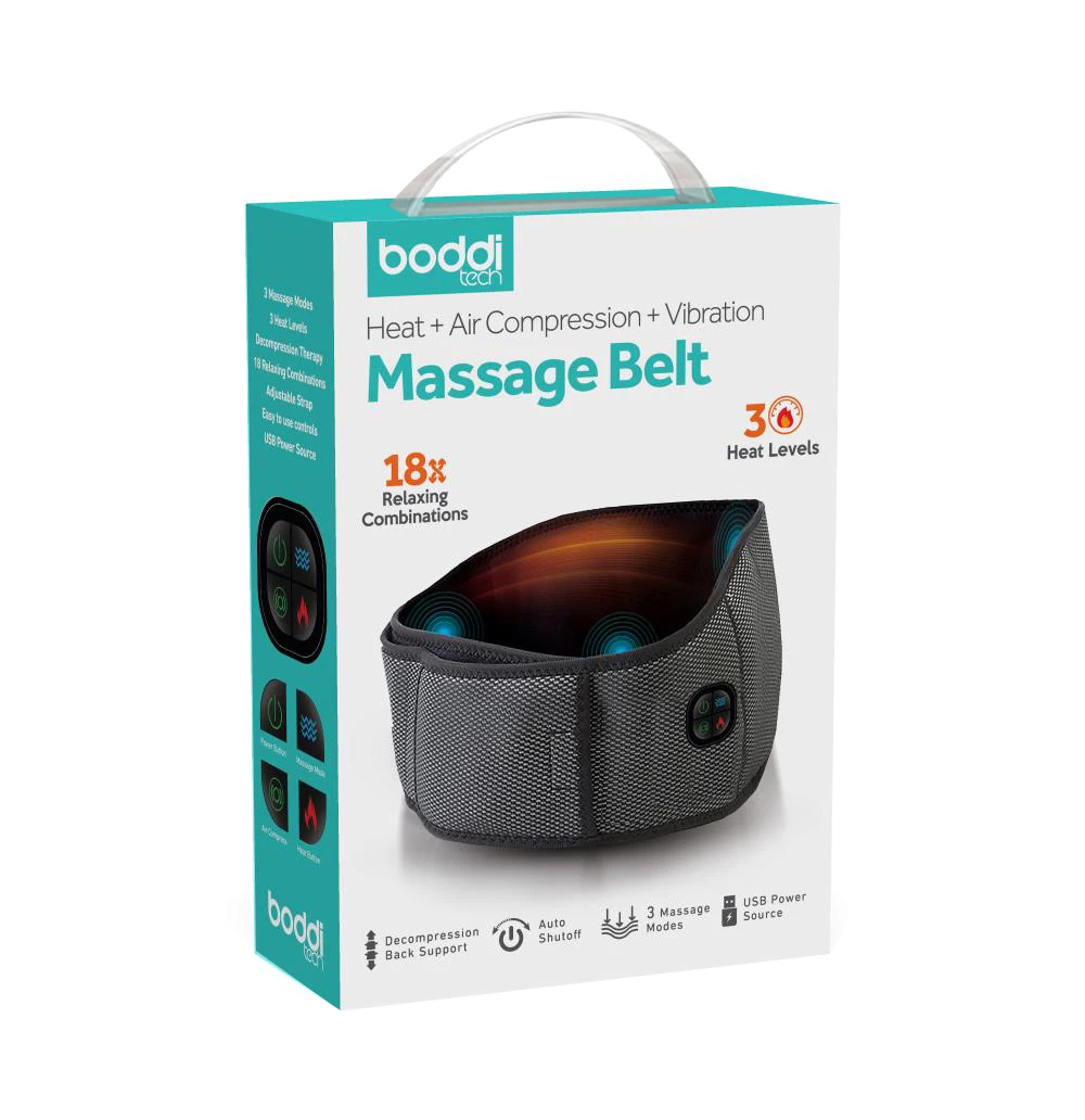 HY-IMPACT Back Relief Belt The Ultimate Back Pain Solution 3-in-1- Heat- Massage-Decompression