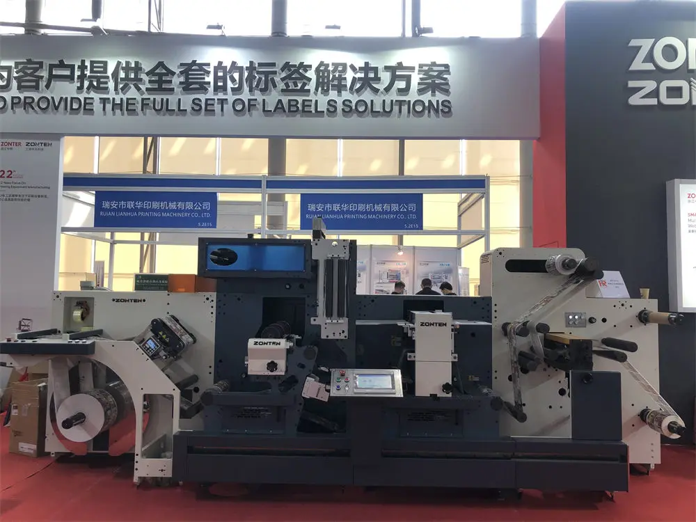 ZMQ high speed factory price label hot stamping foil semi rotary auto die cutting machine
