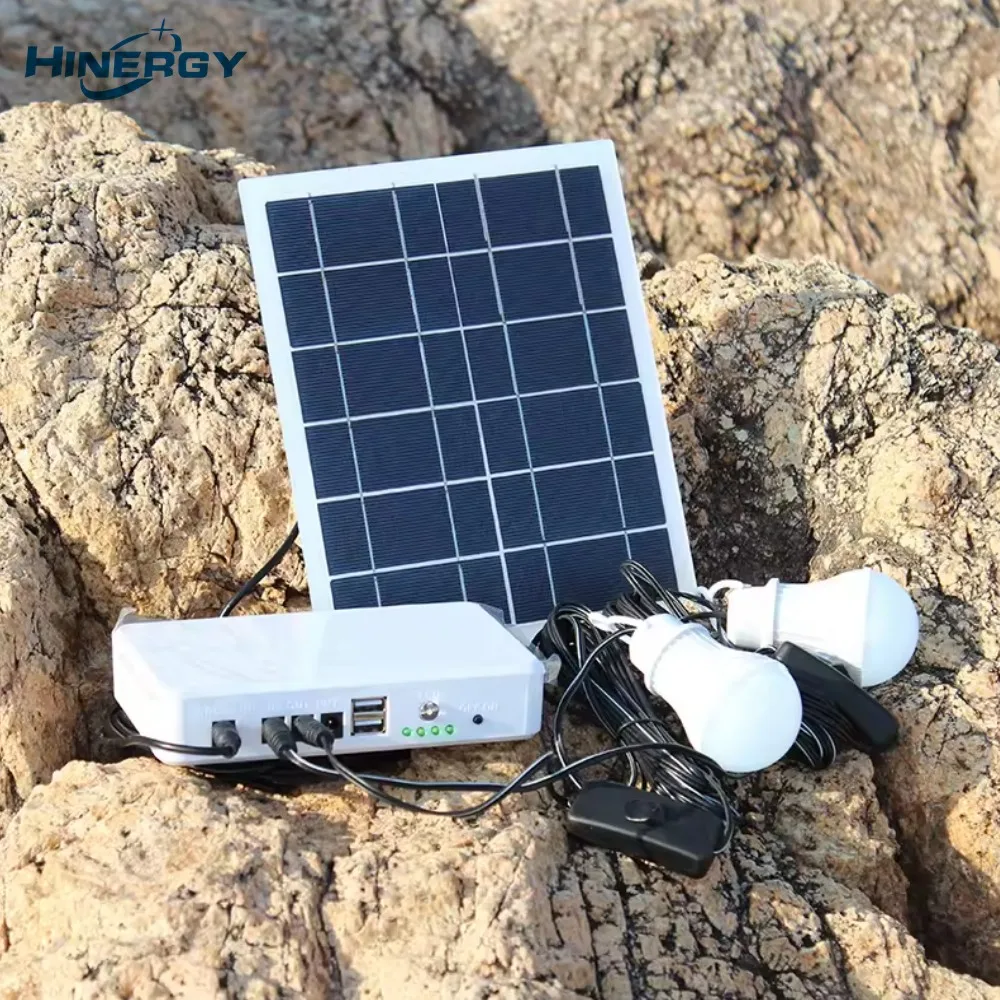 Indoor Model Dat 10w Mini Home Lighting System Led Solar Kits for Rural Area Farm Home Night Light