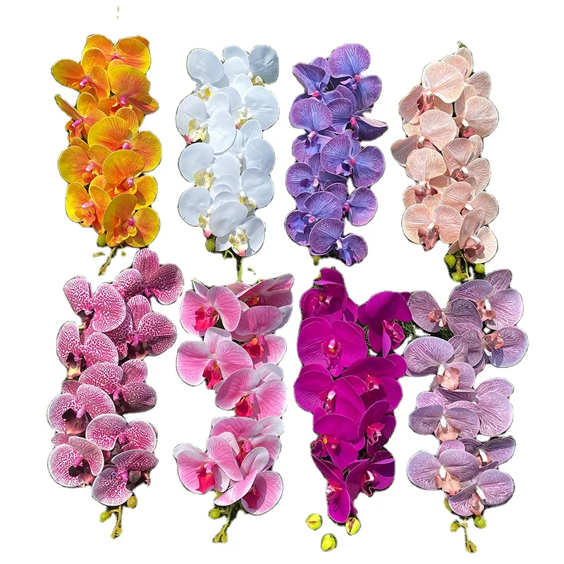 Искусственная Орхидея Cymbidium Phalaenopsis искусственные цветы для украшения оптом