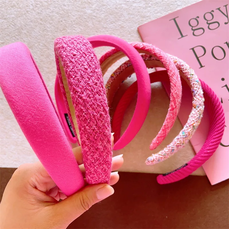 Korean version girl accessories kids autumn new sales  headband rose  red and pink elegant style headband for mother and kids