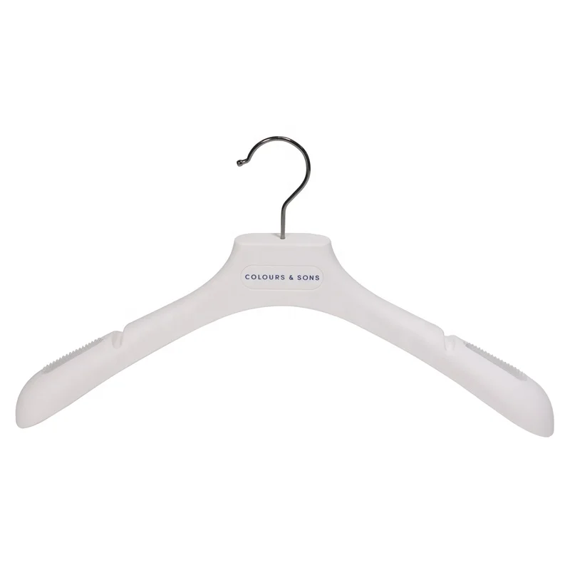 Navy Blue  plastic non slip rubber coated wedding dress hanger