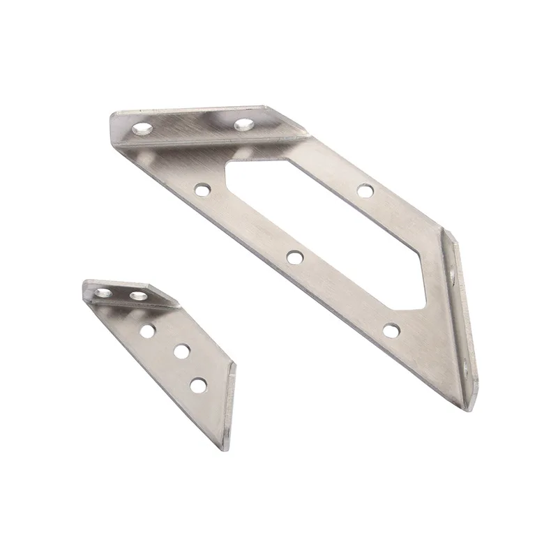 Stainless steel L triangle yards brace to support layer board furniture fittings plus fixed Angle of 90 degrees
