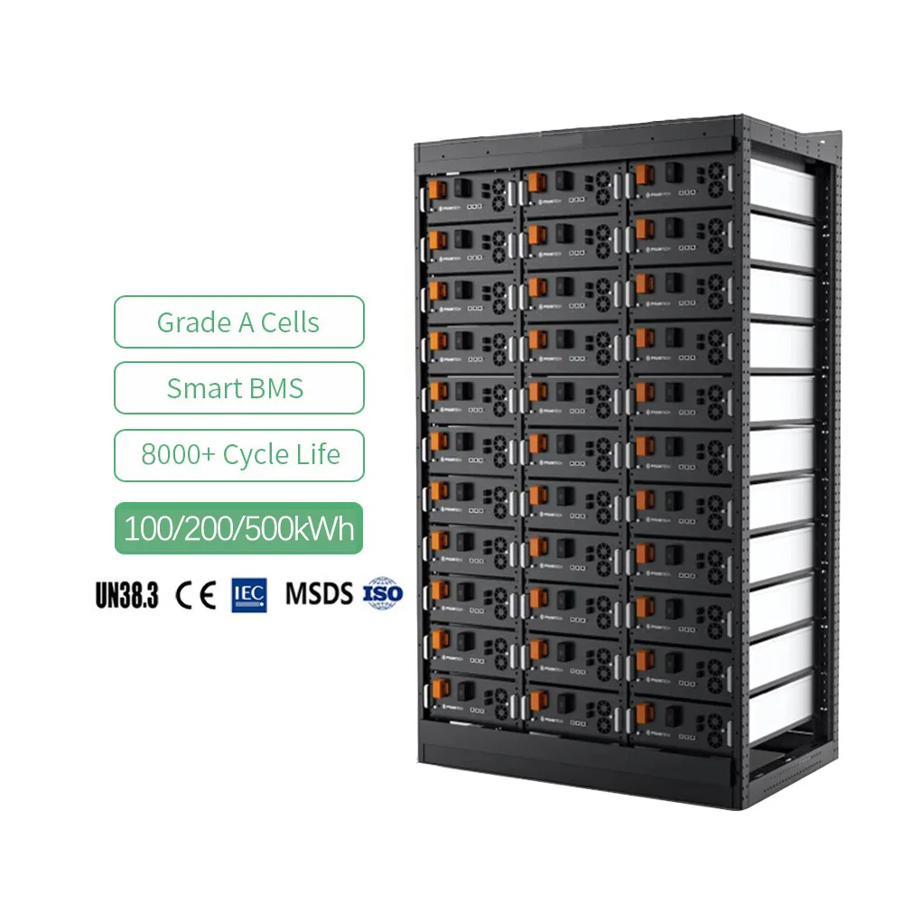 Industrial Energy Storage Systems 8000+ Cycle Life 716.8v 512v 200kwh 500kwh High Voltage Litium Ess Energy Storage Battery