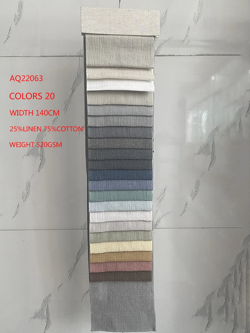 China Sofa Fabric Factory Direct Linen Fabrics Wholesale Yarn Dyed 100 Linen Pure Washed Flax Linen For Sofa Chair Furniture
