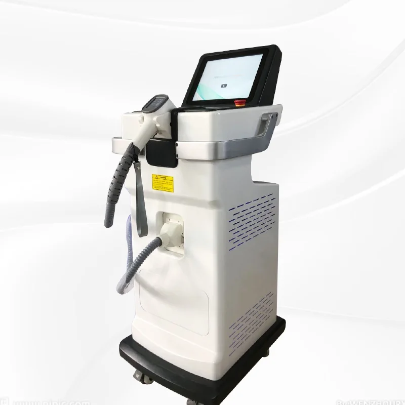 Newest three combined wavelength 808nm + 755nm + 1064nm vertical type diode laser hair removal machine