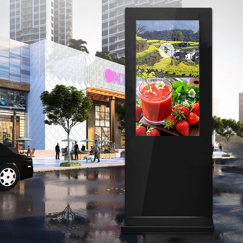Aiyos Design Smart Screens 4K Touch Totem Player Business Commercial Marketing Advertise Outdoor LCD Digital Signage