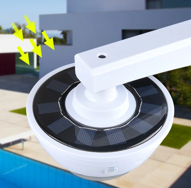 Factory Solar Smart Induction Garden Lamp Simulation Surveillance Camera Street Lamp Solar Lamp Outdoor Wall Lighting