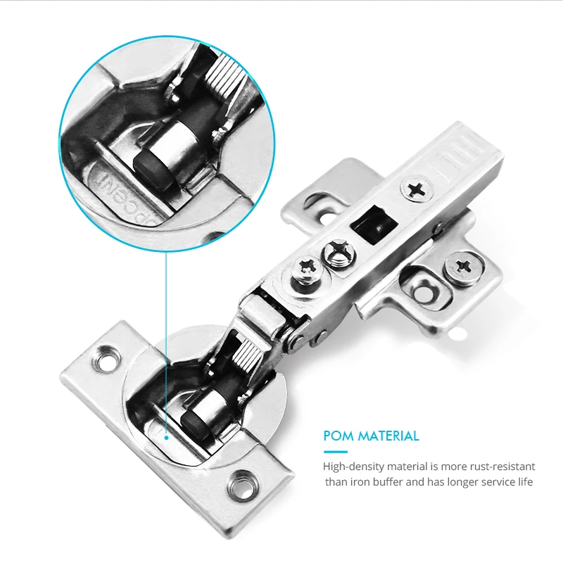 Topcent CH.9929 Invisible 4D Hydraulic Hinge Kitchen Spring Soft Close Concealed Cabinet Door Furniture Hinges