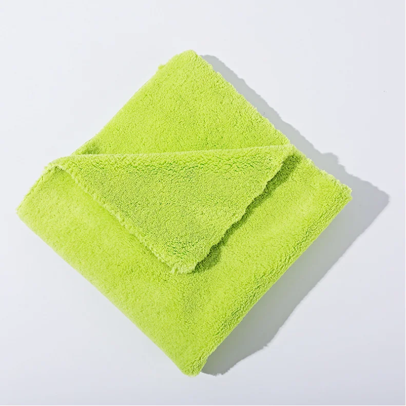 Coral Fleece Buffing Ultra Thick Boa Car Ultra Thick Edgele Plush Microfiber Towel Edgeless Coral Fleece Towel