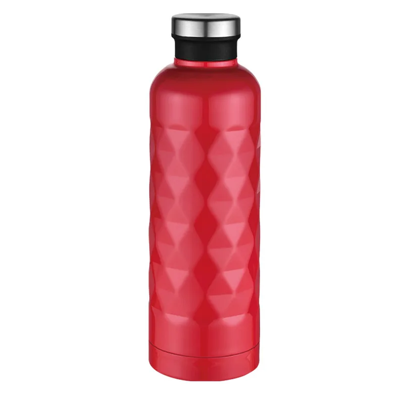 
Fashion 750 ml diamond design cola shape thermos water bottle in stainless steel vacuum insulated 