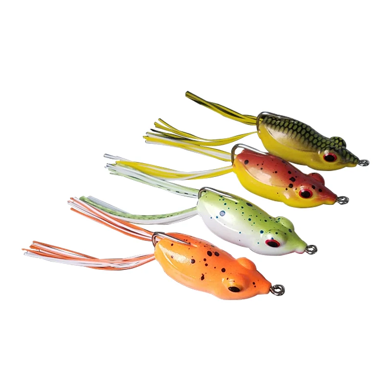 Frog lures topwater top water frog lures frog lure with two spoon