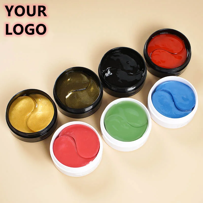 Skincare Private Label custom organic sleeping collagen gold under eye mask patch for all skin