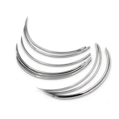 
Animal Use Veterinary PGA Chromic Catgut Nylon Silk Surgical Suture with Needles 