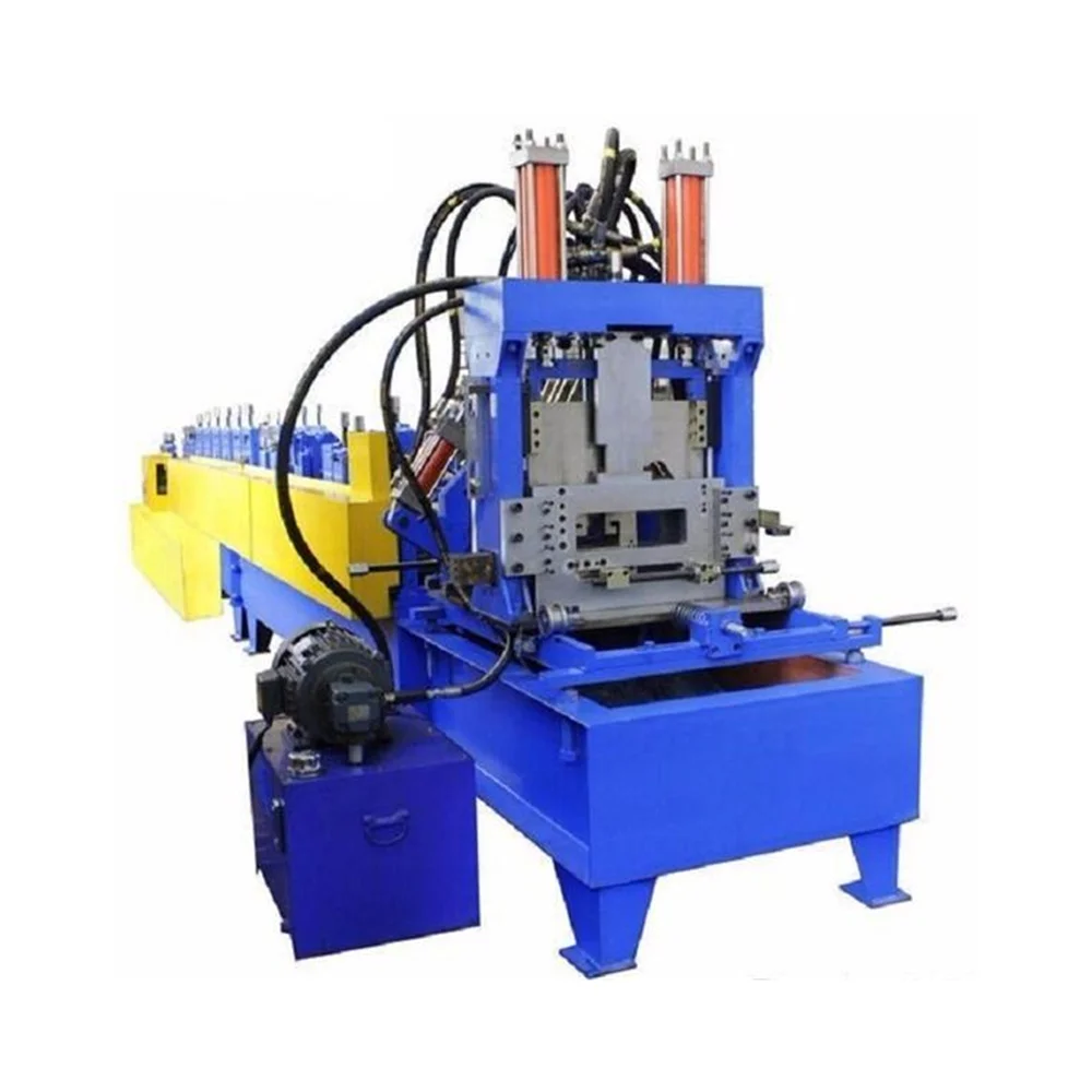 Metal Structure Profile Automatic Punching Cz Steel Sheet C Z Making Forming Purlin Machine