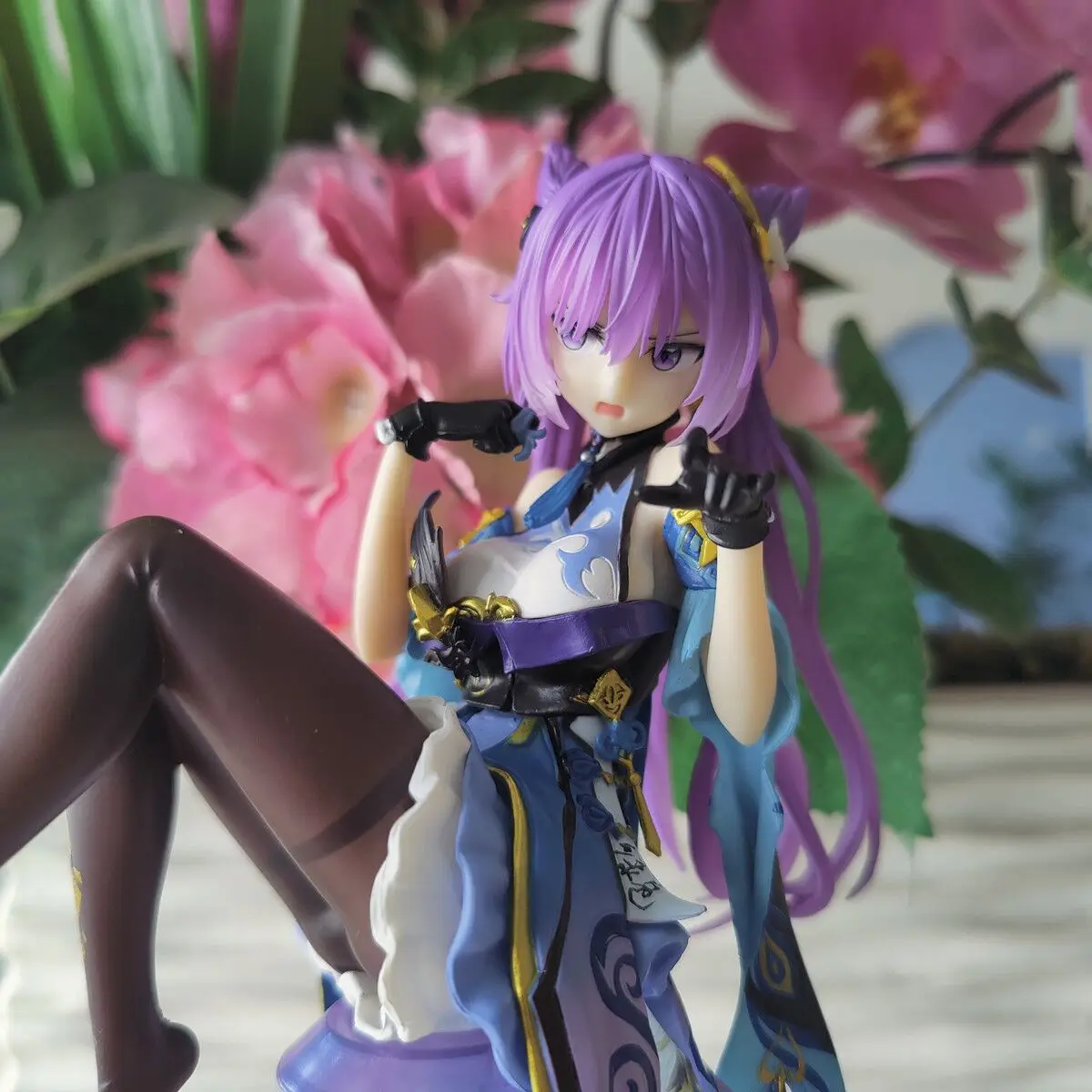 Factory Direct Sale New Anime Game Genshin Impact KeQing Character Model Collection Toy Desk Ornament Action Figures