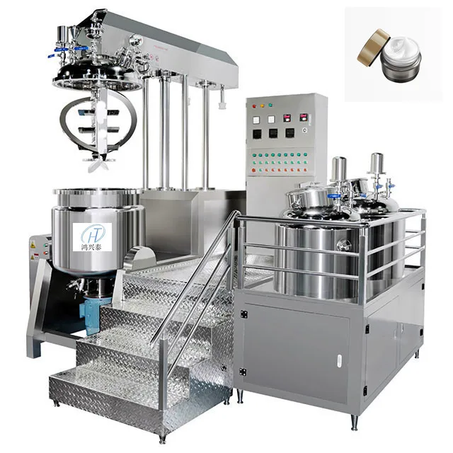 Hydraulic Lifting Cosmetic Mixing Machine Ointment Lotion Cream Petroleum Jelly Making Machine
