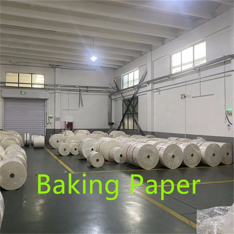 Runjia 380mm *5000m 100% Vigin Wood Pulp  Parchment Baking Paper Jumbo Roll