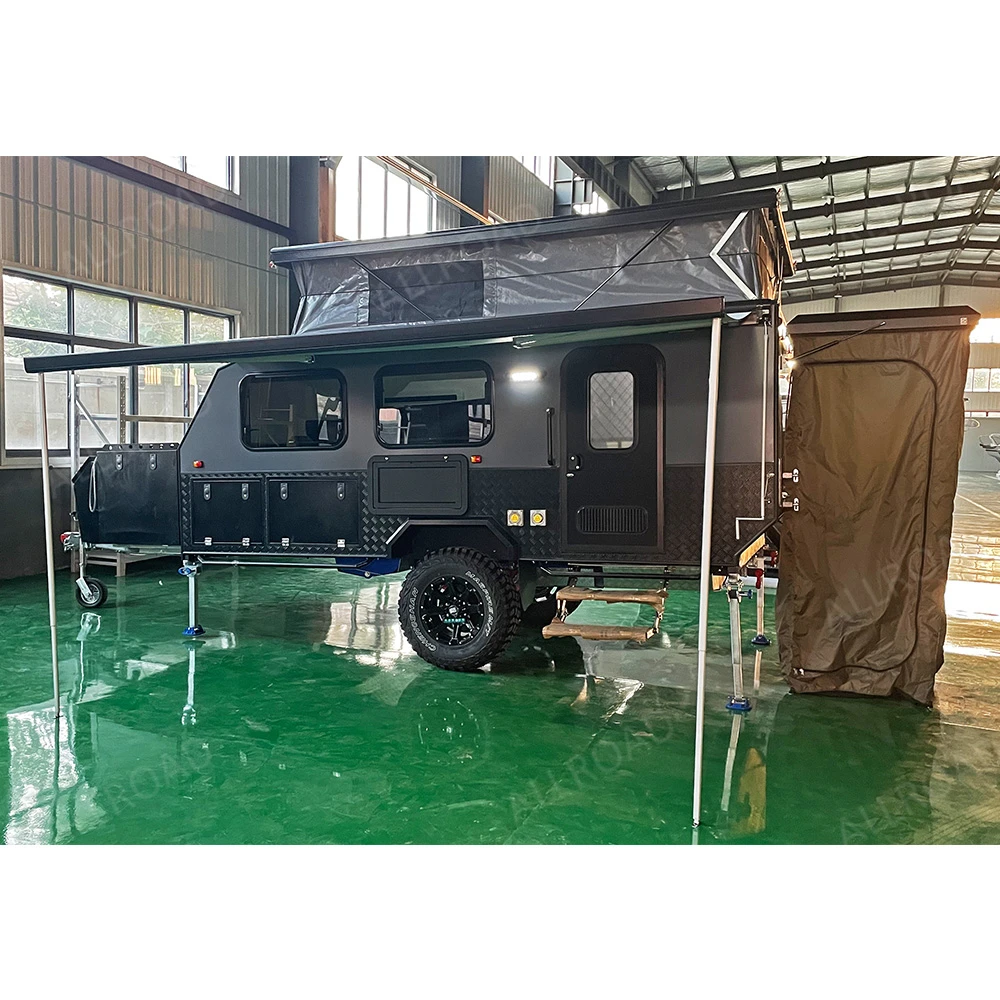Au стандарт 4x4 дорожные прицепы для внедорожников 14 футов кемпинг караван трейлер семейного кемпинга