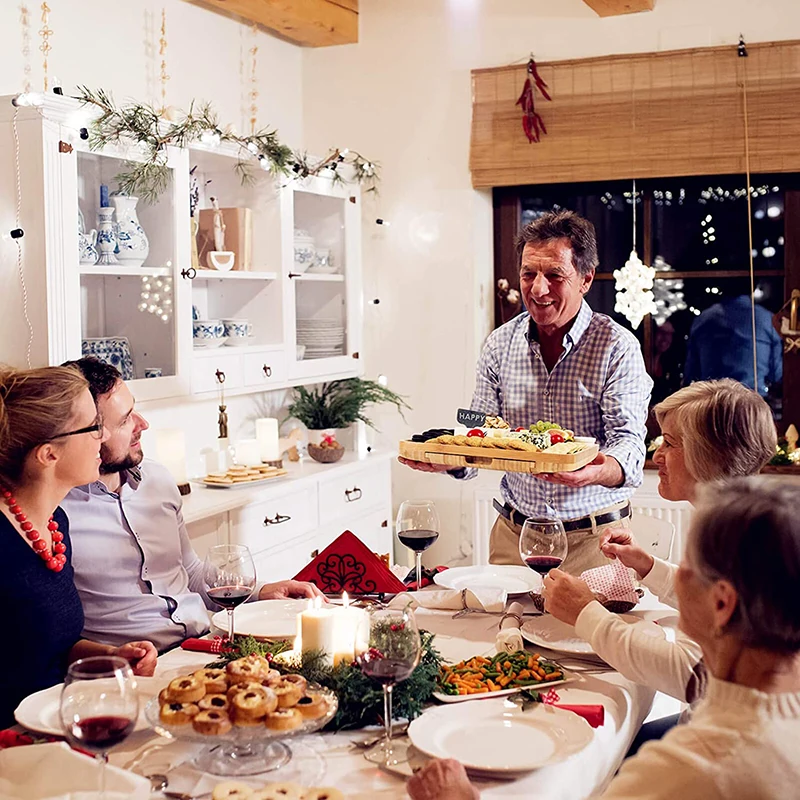 Durable Using Low Price Wholesale Organic Bamboo Cutting Board with Knives