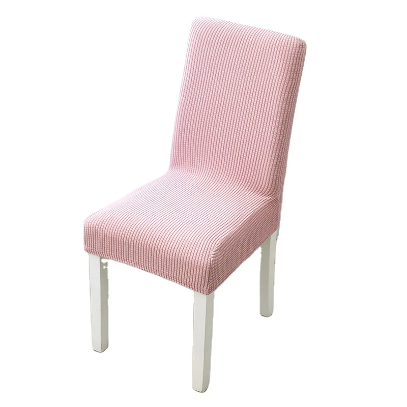 Corn Polar fleece Removable Thickened Comfortable  soft   Washable Half Wrapped  banquet party Chair back Protector Cover