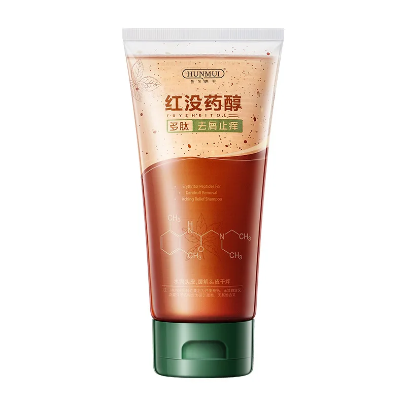 Hunmui red momool polypeptide anti-dandruff shampoo refreshing anti-itch plant extract hair care scalp shampoo