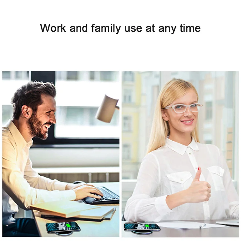 10W wireless charger for iPhone 11 Xs Max X XR 8 Plus 30W fast charging pad for Ulefone Doogee Samsung Note 9 Note 8 S10 Plus