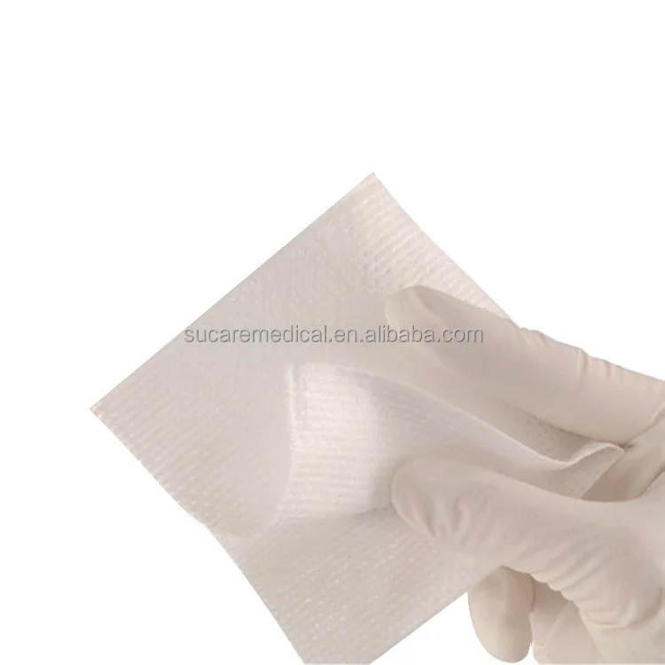 Disposable Non-sterile 4 Ply Medical Nonwoven Gauze 2X2 Dental Non-Woven Sponge
