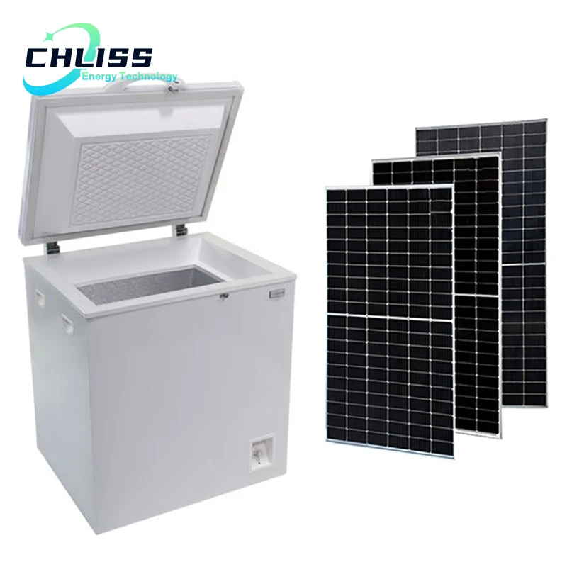 Chliss 12 В 220 358 л двойная дверь с солнечной батареей