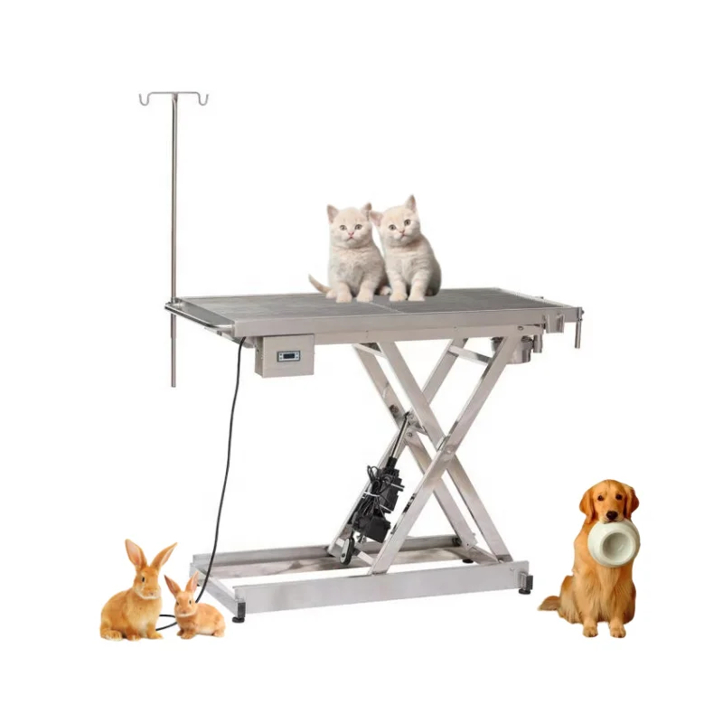 Veterinary Operation Table Pet Lift Operating Table Electrical Bed Stainless Steel Surgery Table For Vet Clinic Use