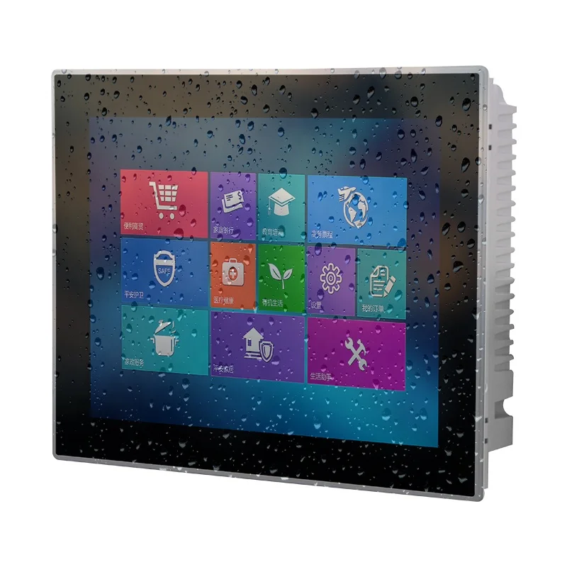 Ipctech HD 10,4 дюйма 10 точек открытая рамка емкостный HMI сенсорный экран ПК промышленная панель монитор для морской лодки индустрия 4,0