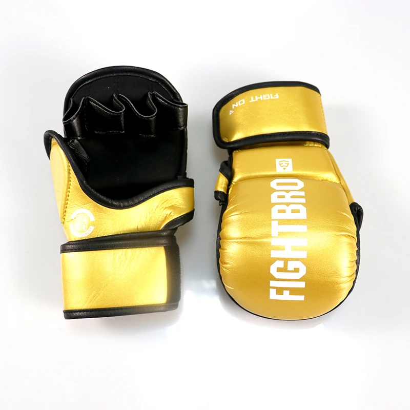 Black Boxing Kickboxing Training Adult Training Mitts Sparring Boxing Gloves Wholesale Custom Made  Lace-Up Gloves Professional