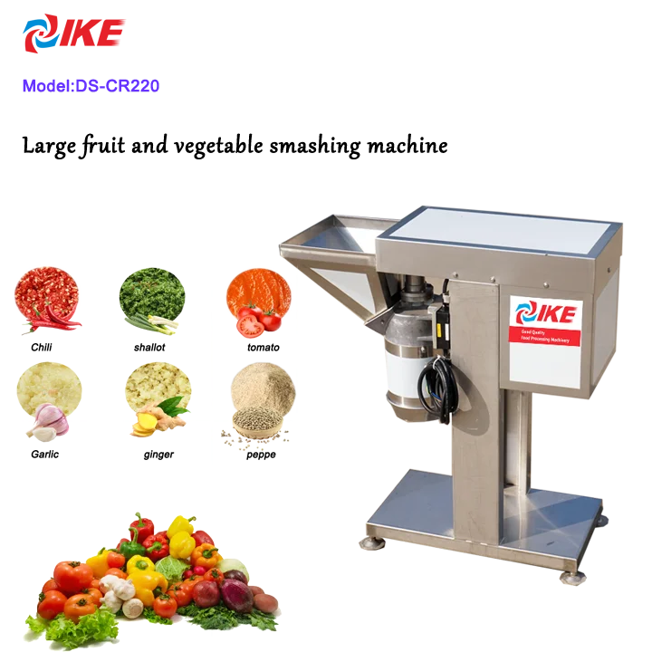 Factory Price Commercial Food Crushing Machinery Tomato Sauce Making Machine Green Onion And Ginger Mud Beating Machine