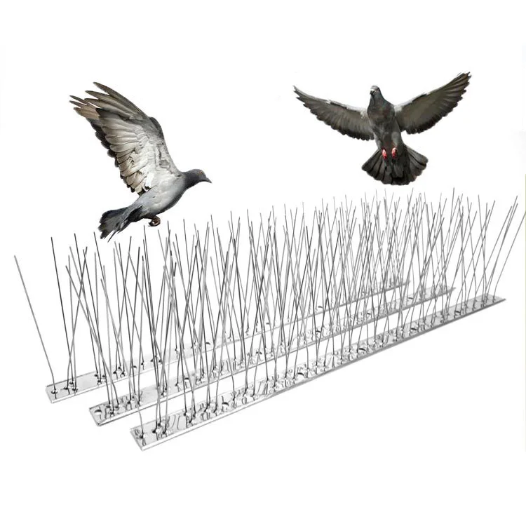 Stainless Steel Bird Thorn Rural Bird Repellent  304 Stainless Steel Bird Spikes for Street and Garden