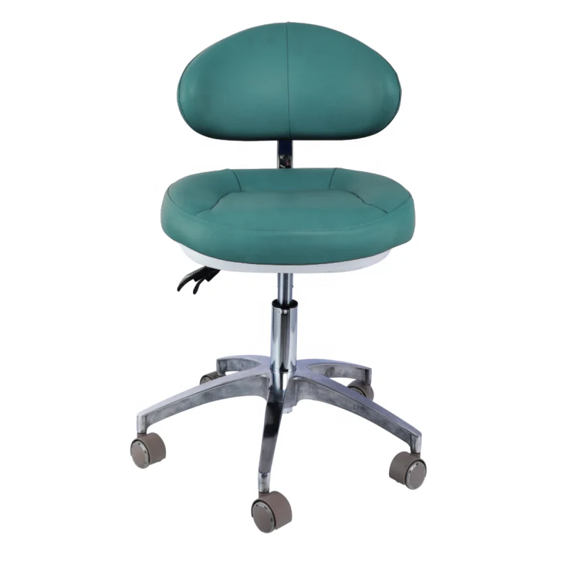 Wholesale price salon stool Foshan dental factory hospital office chair orange color surgical stool for dentist