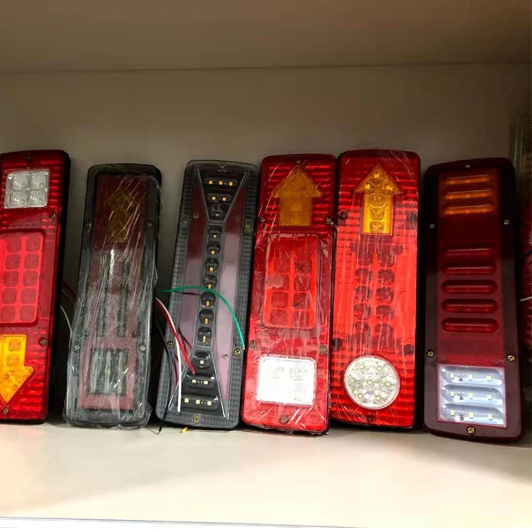 30CM Universal 24V 12V Trailer Truck Rear Position Turn Signal Lamp Direction Indicator LED Tail Lights Kit