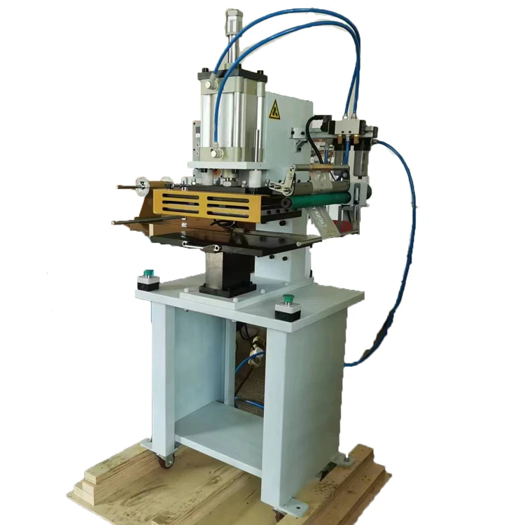 flat pneumatic hot foil stamping machine pneumatic bronzing machine gold foil stamping machine HX-368D-3T