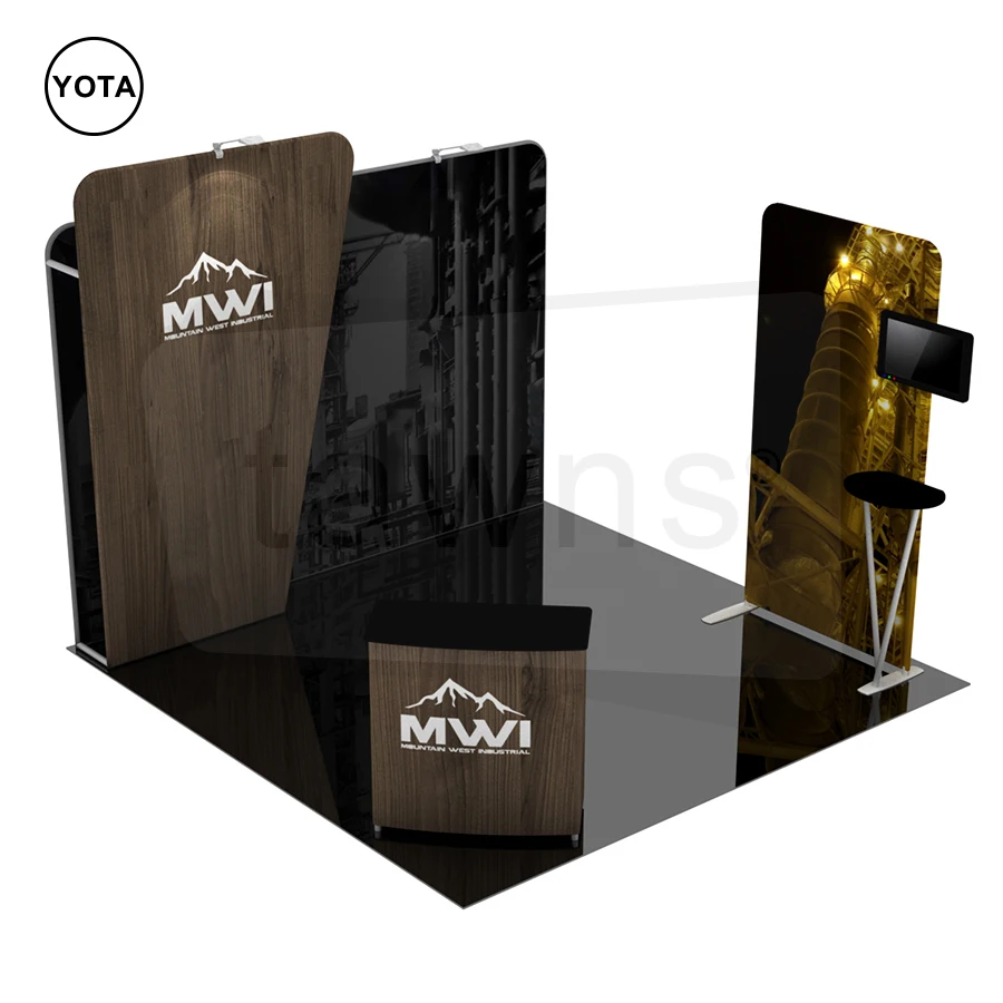 Алюминиевый выставочный стенд для торговой выставки, 10 х10 футов