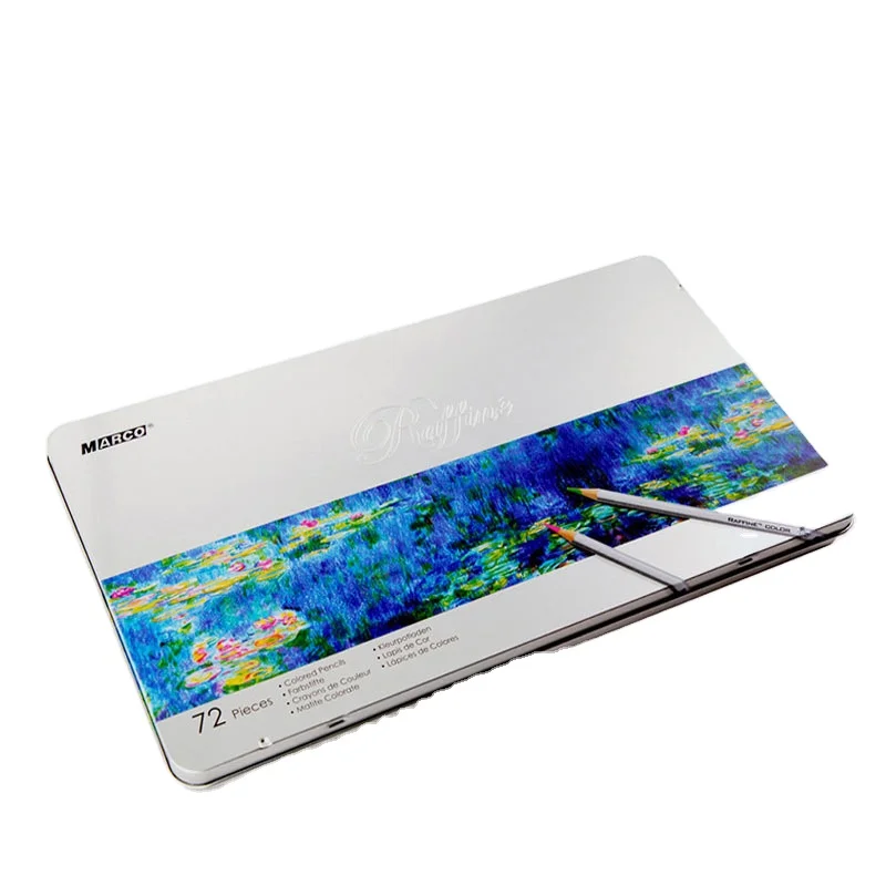 Professional  colour pencil box packing artists 12 24 36colour pencil set hand-painted colouring pencils for kids