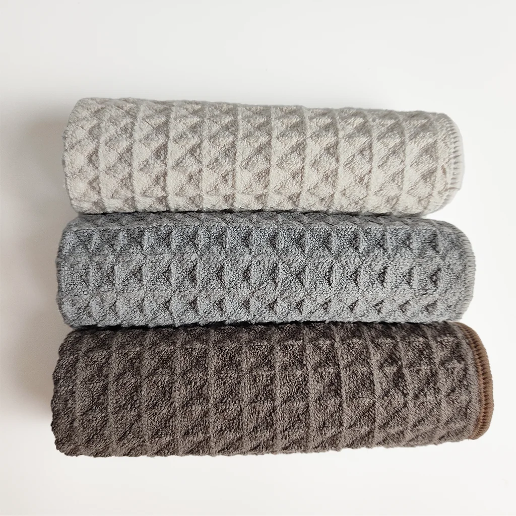 Custom Microfiber Waffle Towel Can Add logo for Kitchen and Cafe / Custom Button Waffle Kitchen Towel