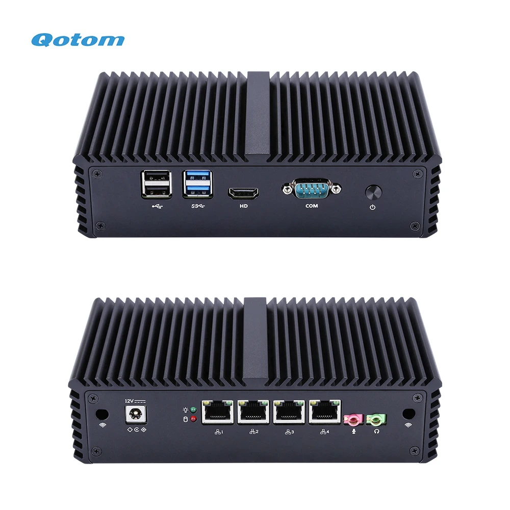 QOTOM Core i5 Mini PC 4 Gigabit NIC для построения усовершенствованного маршрутизатора