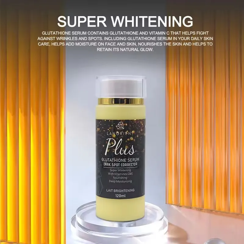 Private Label Gluta Max концентрированная отбеливающая и осветляющая сыворотка с L-глутатиона 120 мл