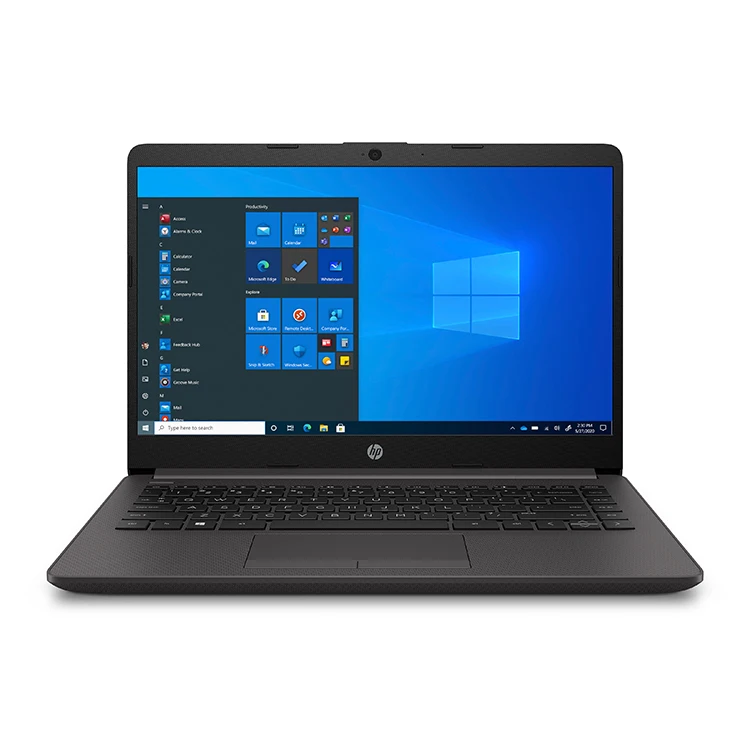 14 дюймов черные студенческие бизнес-двухъядерный HP 240 G8-i3 1005G1 SSD IPS с графитовыми электродами Core i7 16