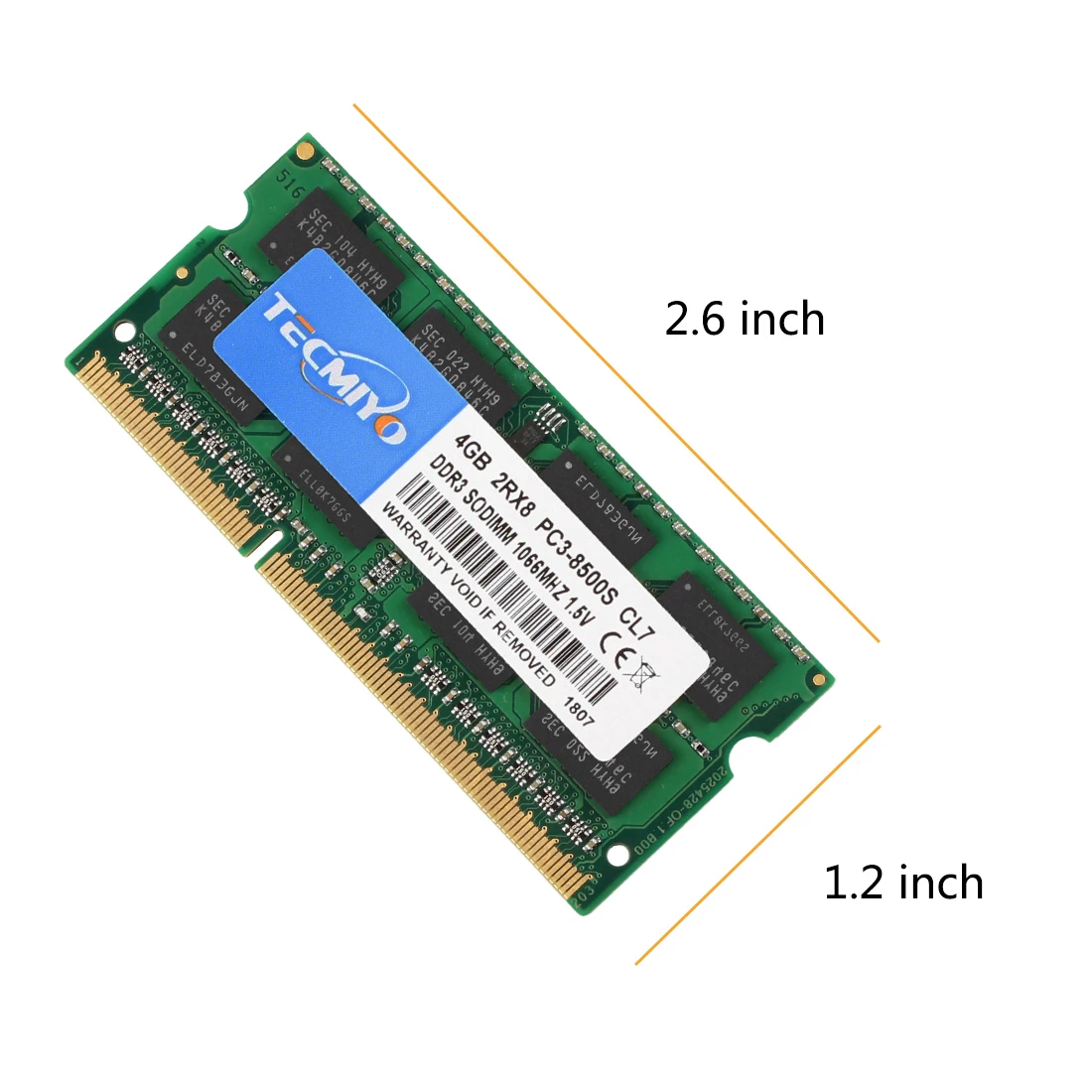 Заводская цена DDR3 4 Гб ОЗУ PC3 8500S 1066 МГц SODIMM оперативная память для