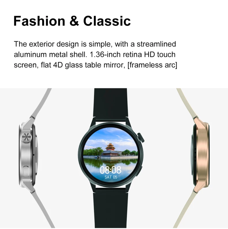 2022 Smart Watch DT4 Plus Smart Watch with NFC BT Call Wireless Charger Rotary Encoder Knob Music Control Heart Rate Smartwatch(13).jpg