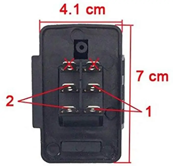 6volt 12volt Accelerator Foot Pedal Reset-Control Switch ,for Kids Ride On cars,Electric car Black 6-pin Socket Replacement Part