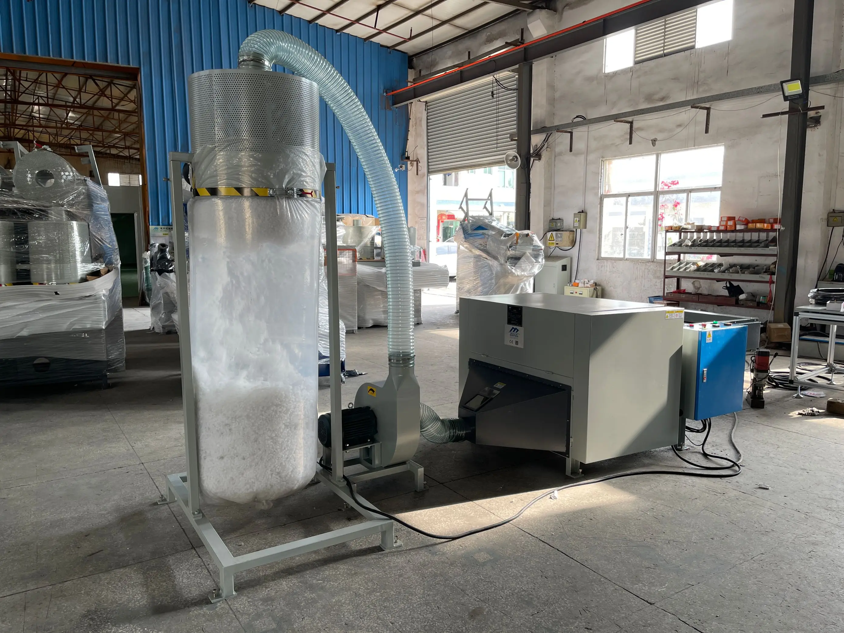 Cheap Micro Fiber Ball Opening Machine Continuous Making Cotton Forming Machinery Balls Cushion