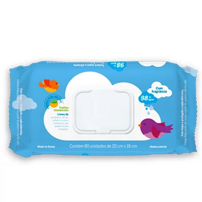 Customized Healthy and Safe Baby Wipes Hand and Mouth Cleaning Baby Wipe with Cute Package