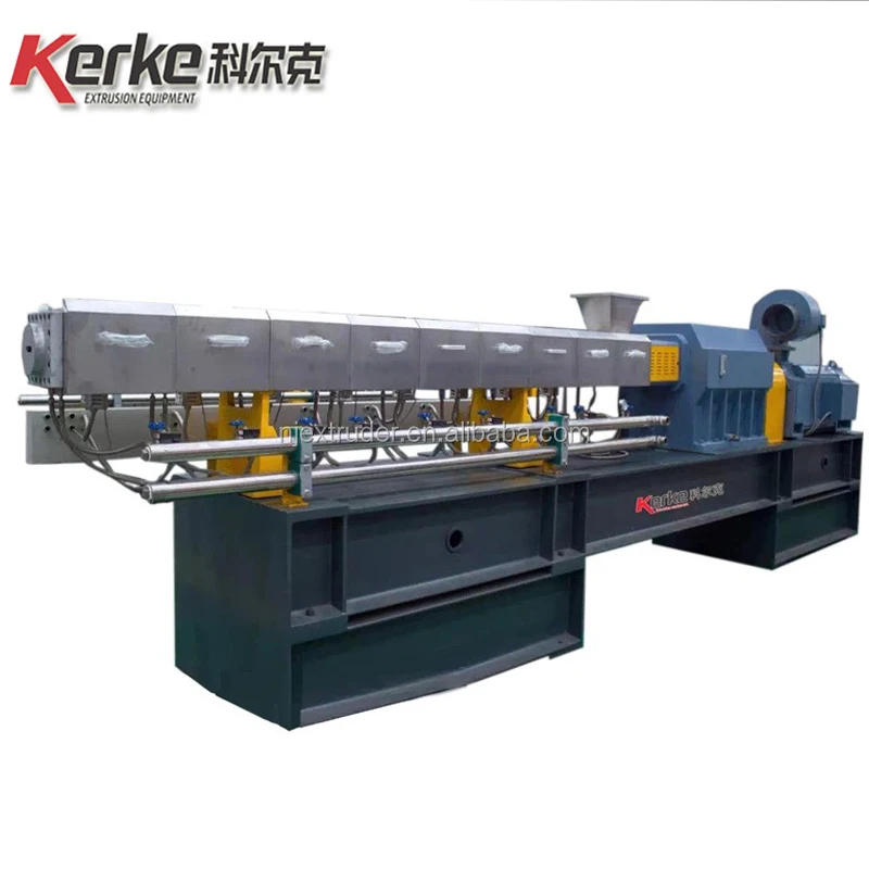 Twin screw Eva granule extruder granulation recycling plastic granulator